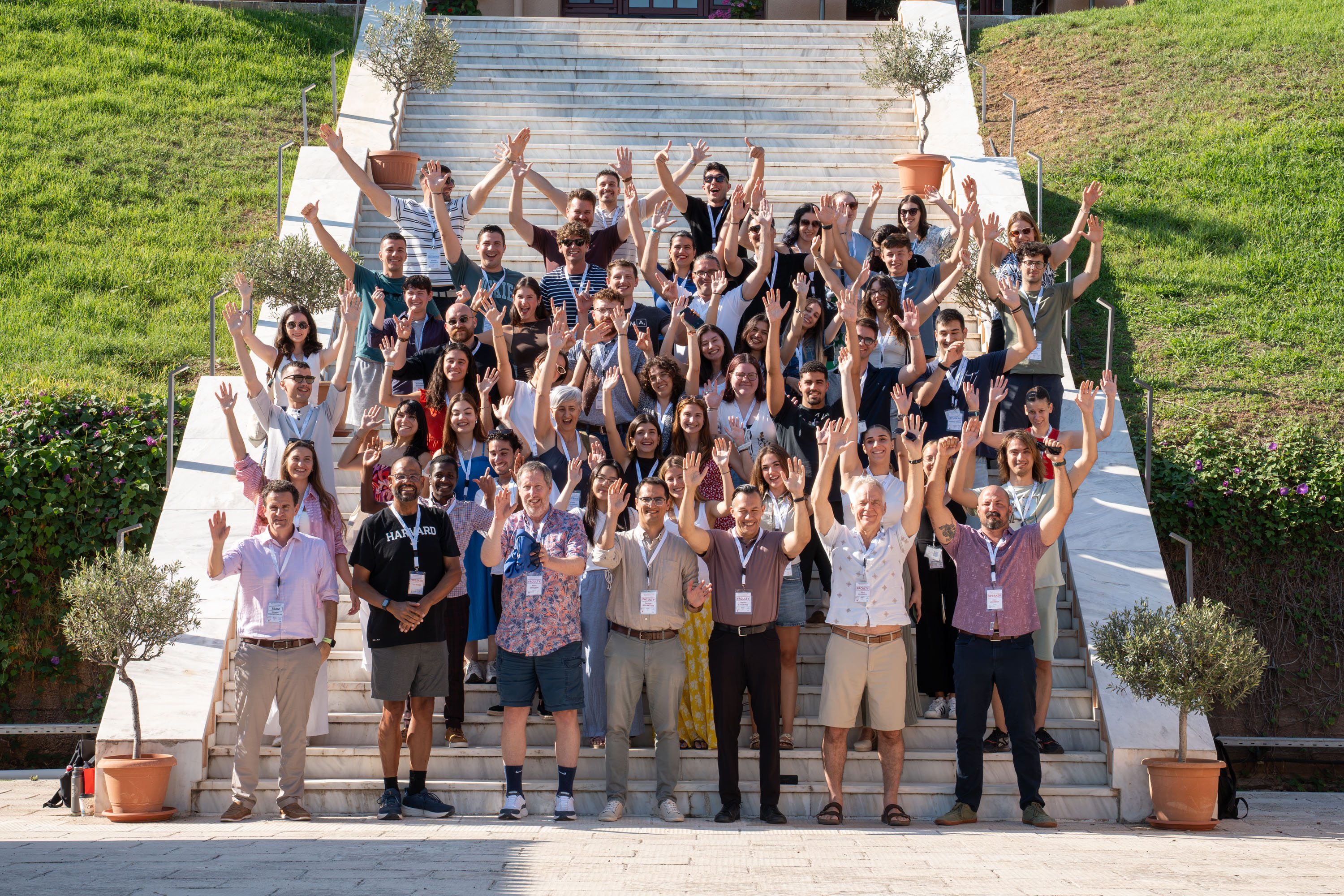 Group Portrait of Sport and Education Program Participants - Opening Day