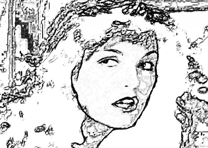 Depiction of a character from the television series Twin Peaks.
